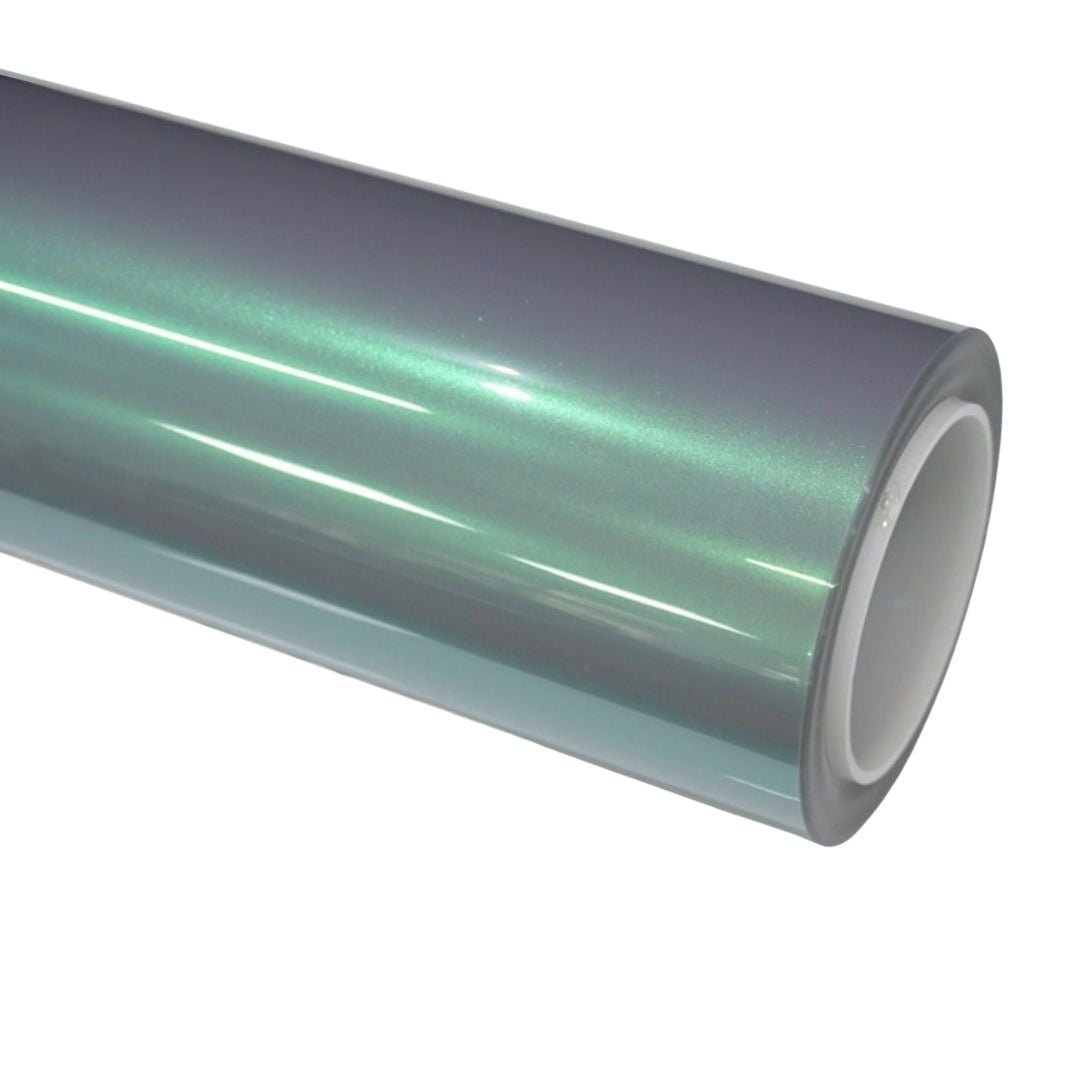 Fantastic Turquoise Gray Vinyl Wrap — genuine Color Wrap Film by Nano Crystal PPF