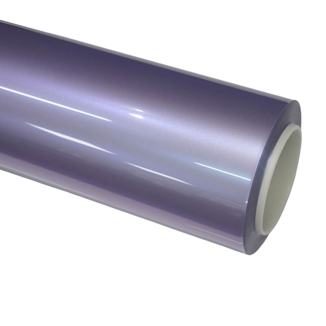 Silver Phantom Purple Vinyl Wrap — genuine Color Wrap Film by Nano Crystal PPF