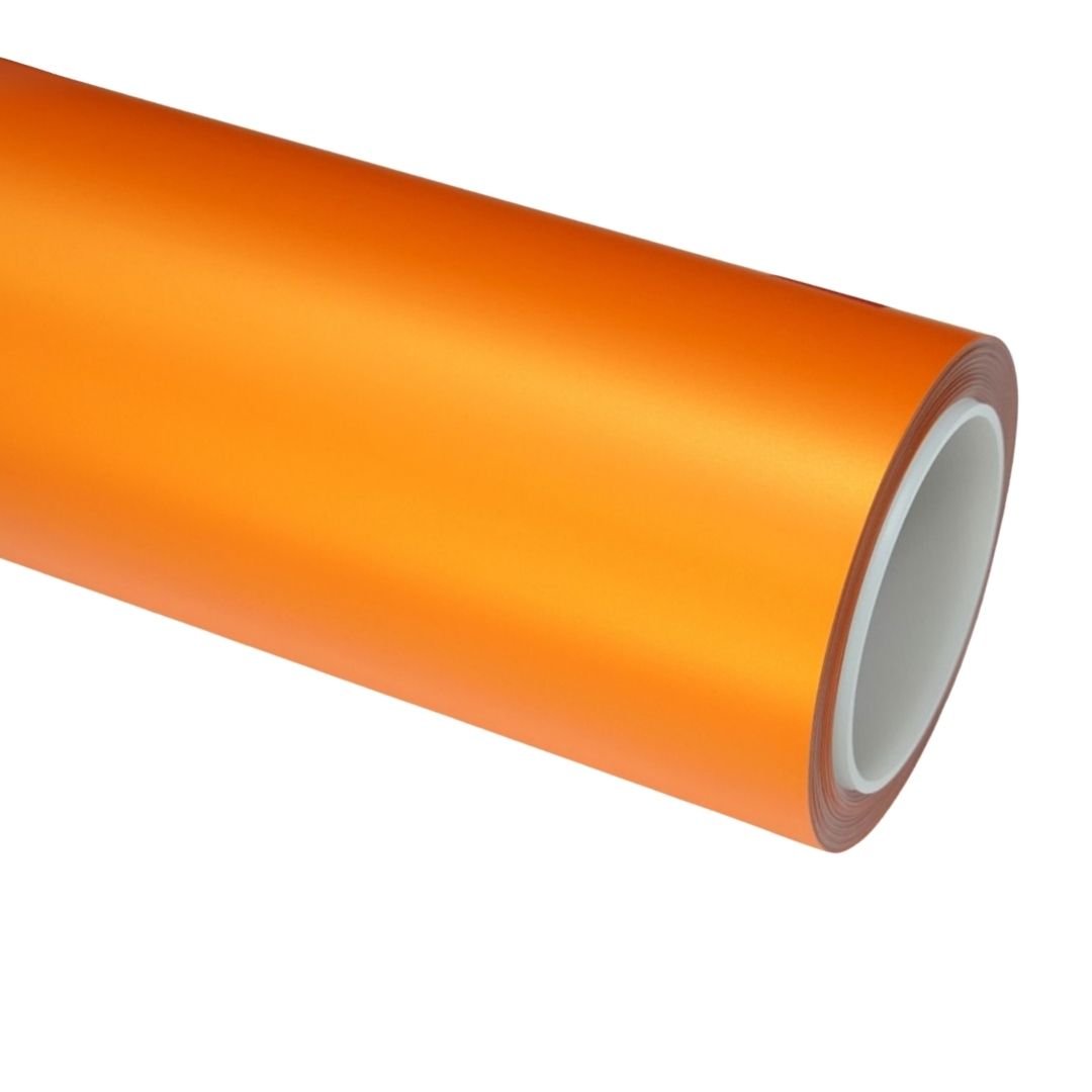 Matte Shining Orange Vinyl Wrap — genuine Color Wrap Film by Nano Crystal PPF