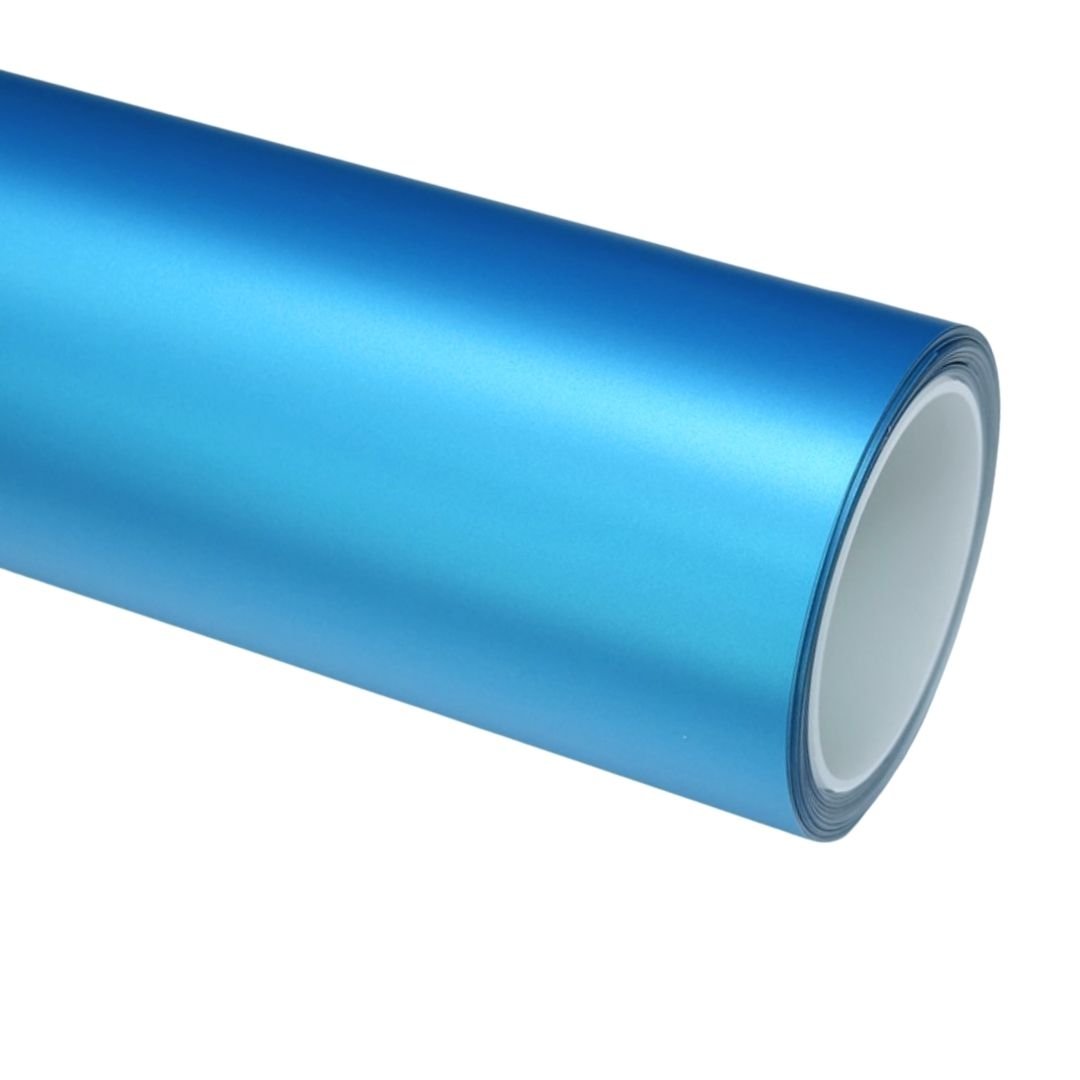Matte Tunisian Blue Vinyl Wrap — genuine Color Wrap Film by Nano Crystal PPF