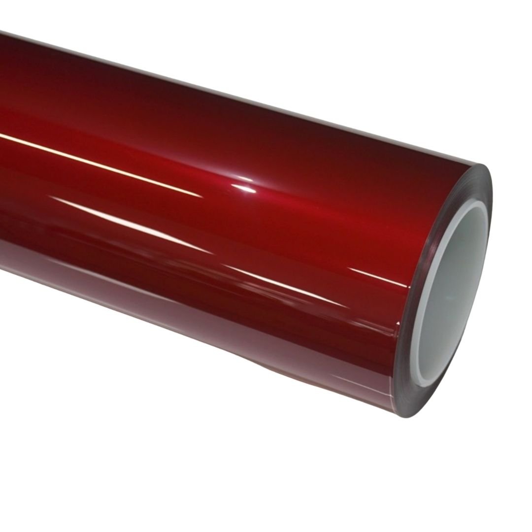 Metallic Cherry Red Vinyl Wrap — genuine Color Wrap Film by Nano Crystal PPF