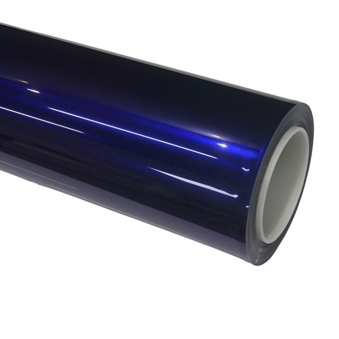 Royal Spindle Blue Vinyl Wrap — genuine Color Wrap Film by Nano Crystal PPF