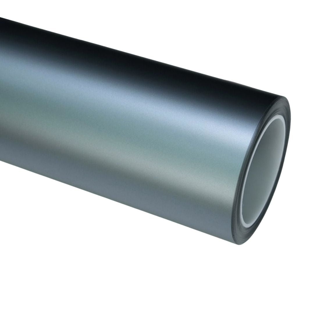Matte Grayish Blue Vinyl Wrap — genuine Color Wrap Film by Nano Crystal PPF