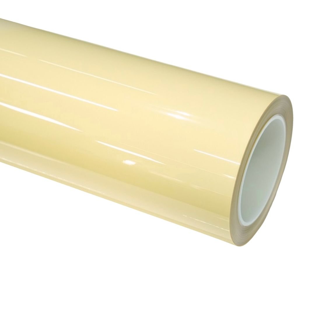 Cream Yello Vinyl Wrap — genuine Color Wrap Film by Nano Crystal PPF
