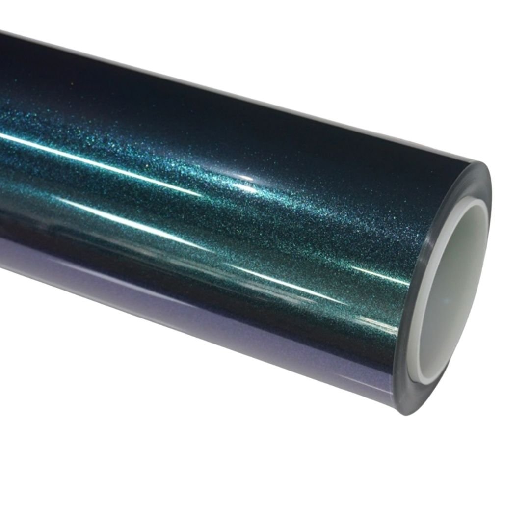 Diamond Aurora Green Vinyl Wrap — genuine Color Wrap Film by Nano Crystal PPF