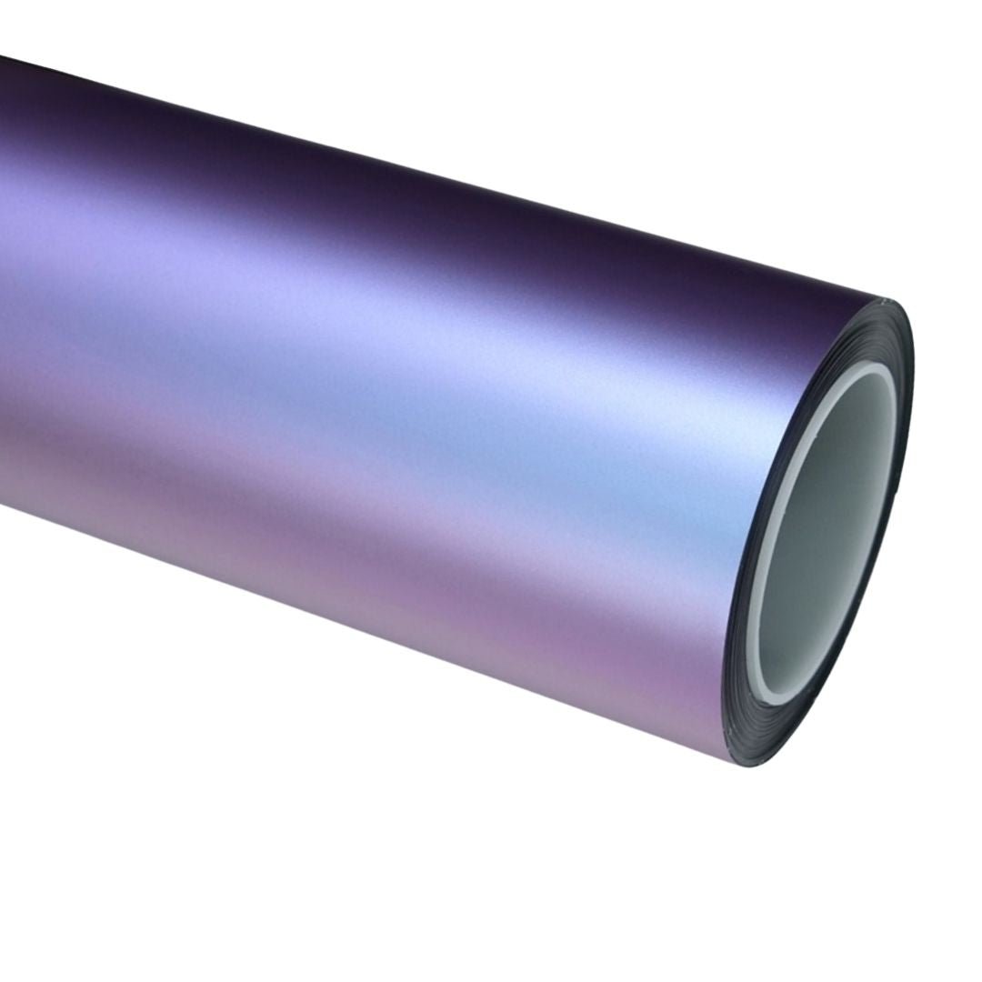 Matte Purple Mist Silver Vinyl Wrap — genuine Color Wrap Film by Nano Crystal PPF
