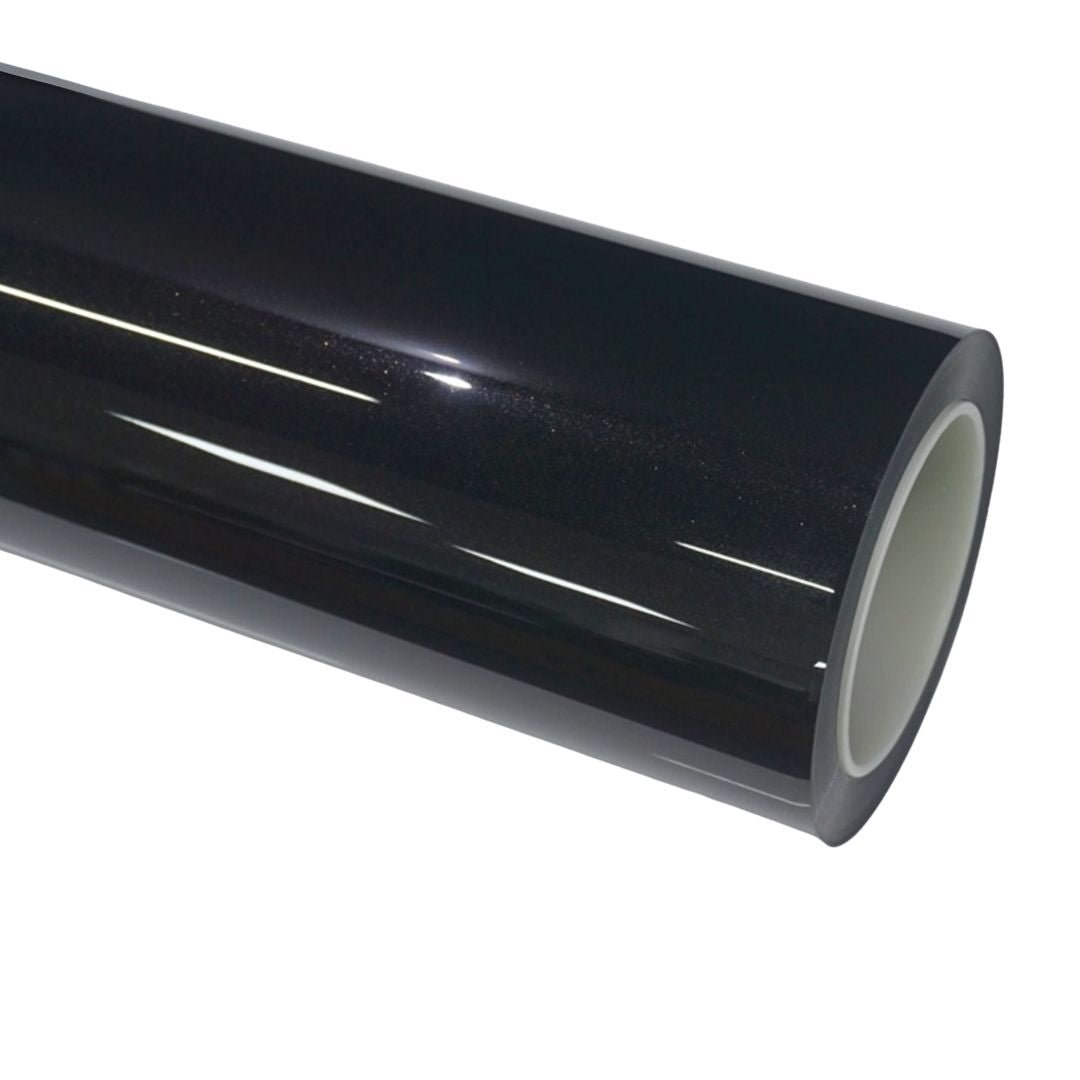 Bright Black Vinyl Wrap — genuine Color Wrap Film by Nano Crystal PPF