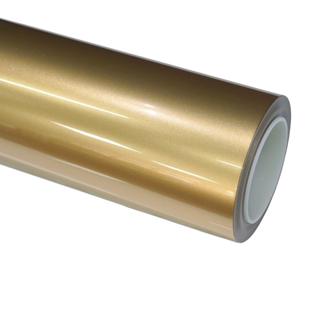 BMW Milan Gold Vinyl Wrap — genuine Color Wrap Film by Nano Crystal PPF