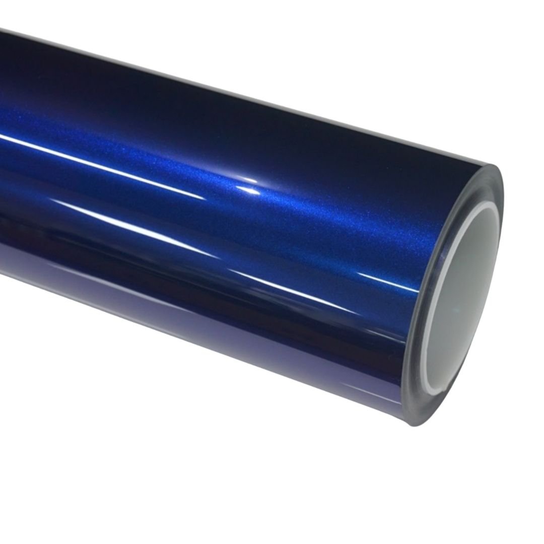 Gentian Blue Vinyl Wrap — genuine Color Wrap Film by Nano Crystal PPF