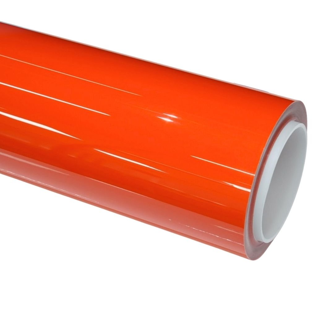Crystal Orange Red Vinyl Wrap — genuine Color Wrap Film by Nano Crystal PPF