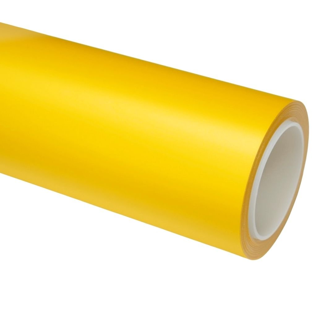 Matte Sports Yellow Vinyl Wrap — genuine Color Wrap Film by Nano Crystal PPF