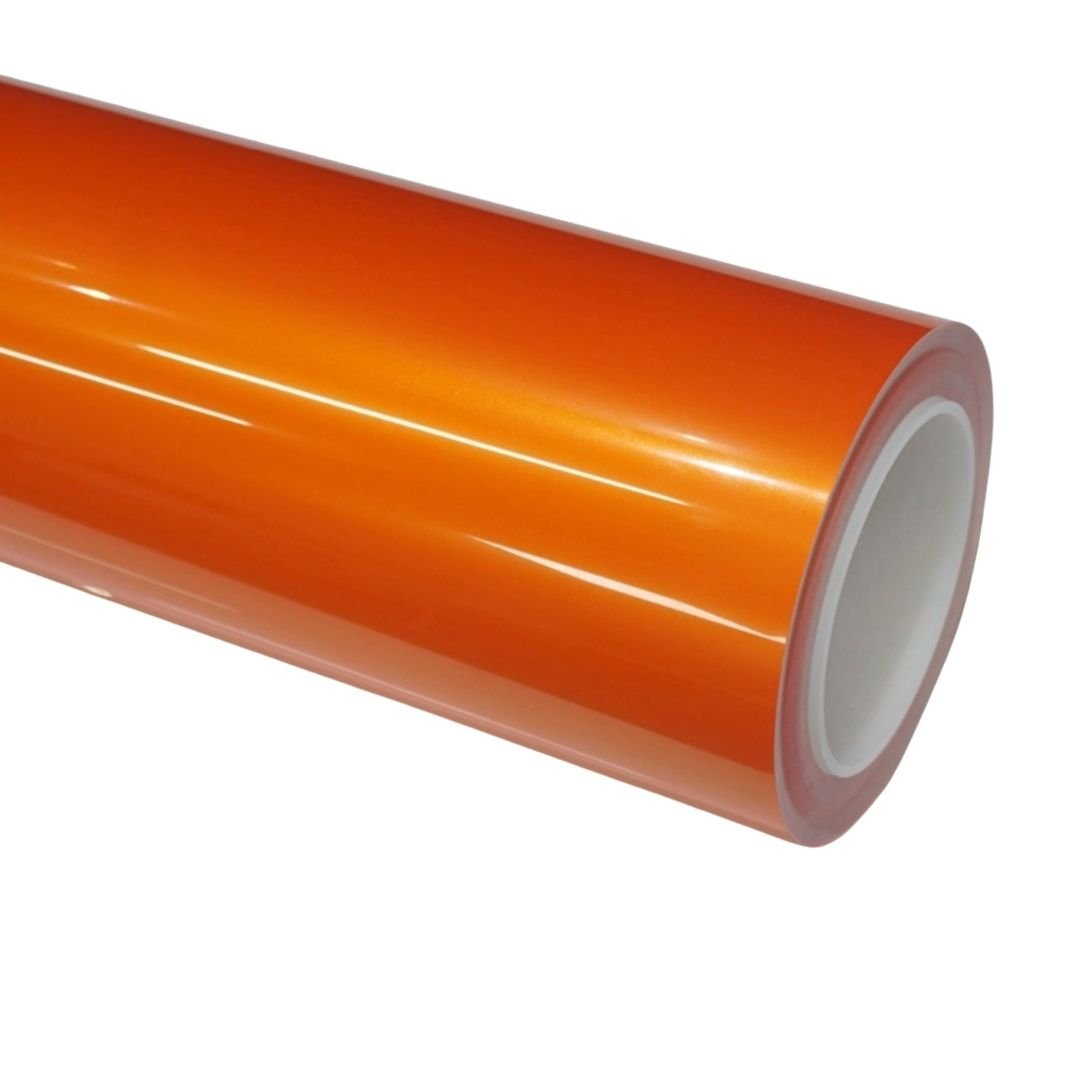 Racing Orange Gold Vinyl Wrap — genuine Color Wrap Film by Nano Crystal PPF