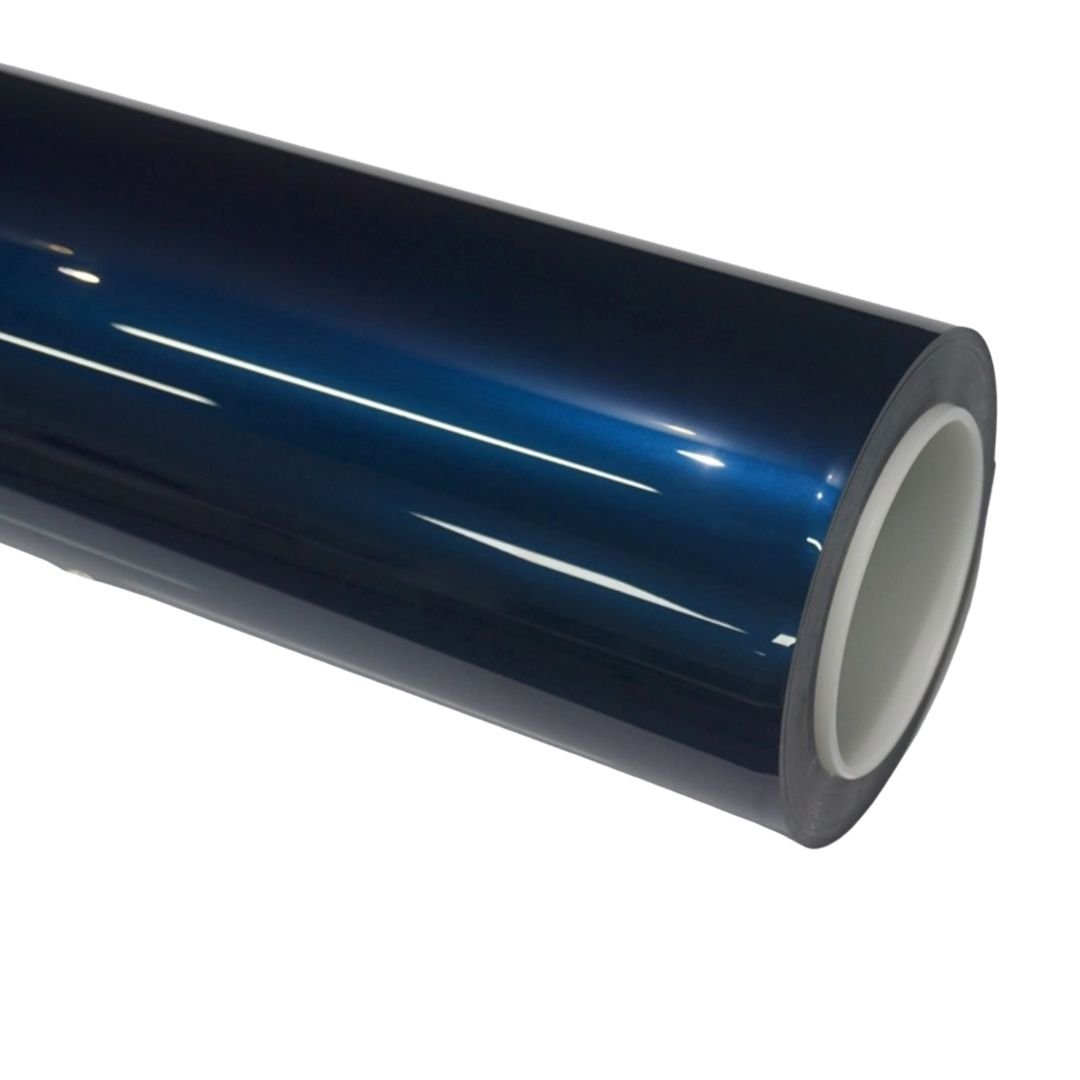 Liquid Metal Blue Vinyl Wrap — genuine Color Wrap Film by Nano Crystal PPF