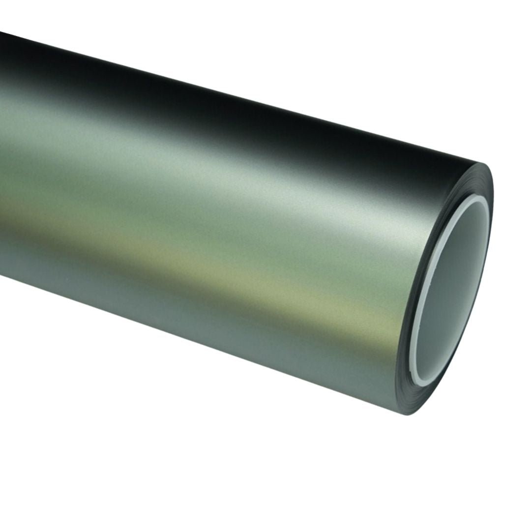 Matte Grayish Green Vinyl Wrap — genuine Color Wrap Film by Nano Crystal PPF
