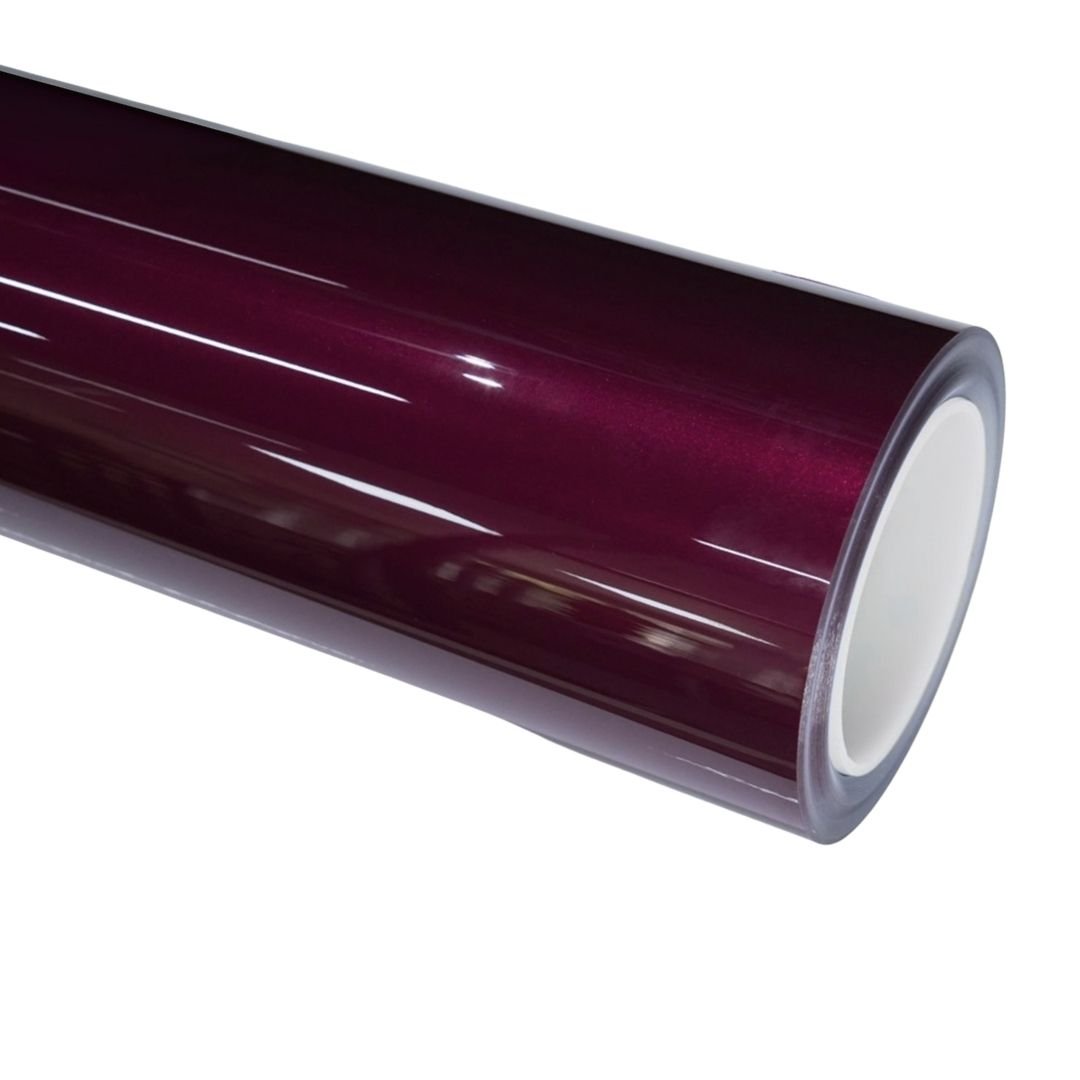 Glazed Pagoda Red Vinyl Wrap — genuine Color Wrap Film by Nano Crystal PPF