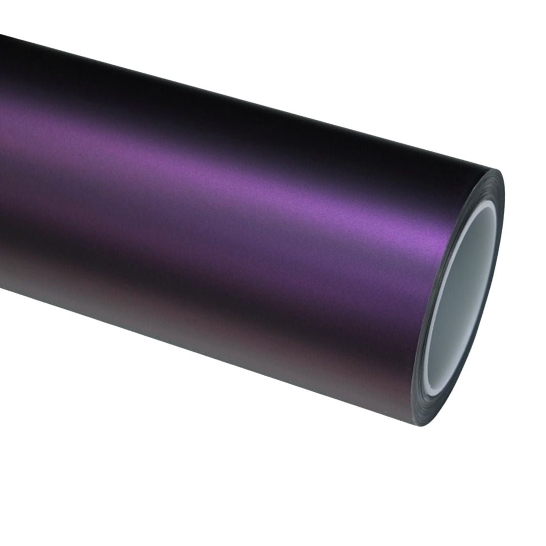 Matte Black Pinot Purple Vinyl Wrap — genuine Color Wrap Film by Nano Crystal PPF