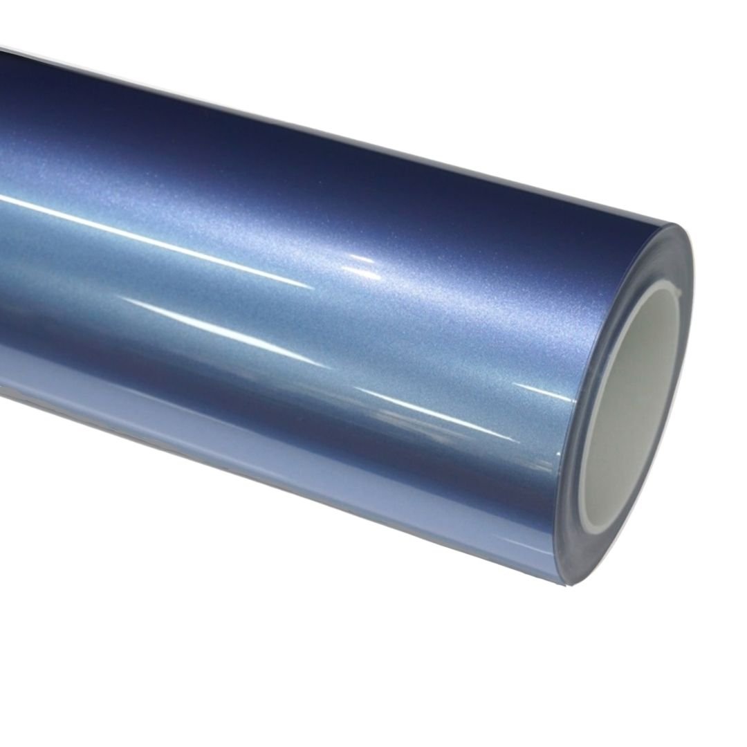Metallic Mist Blue Vinyl Wrap — genuine Color Wrap Film by Nano Crystal PPF