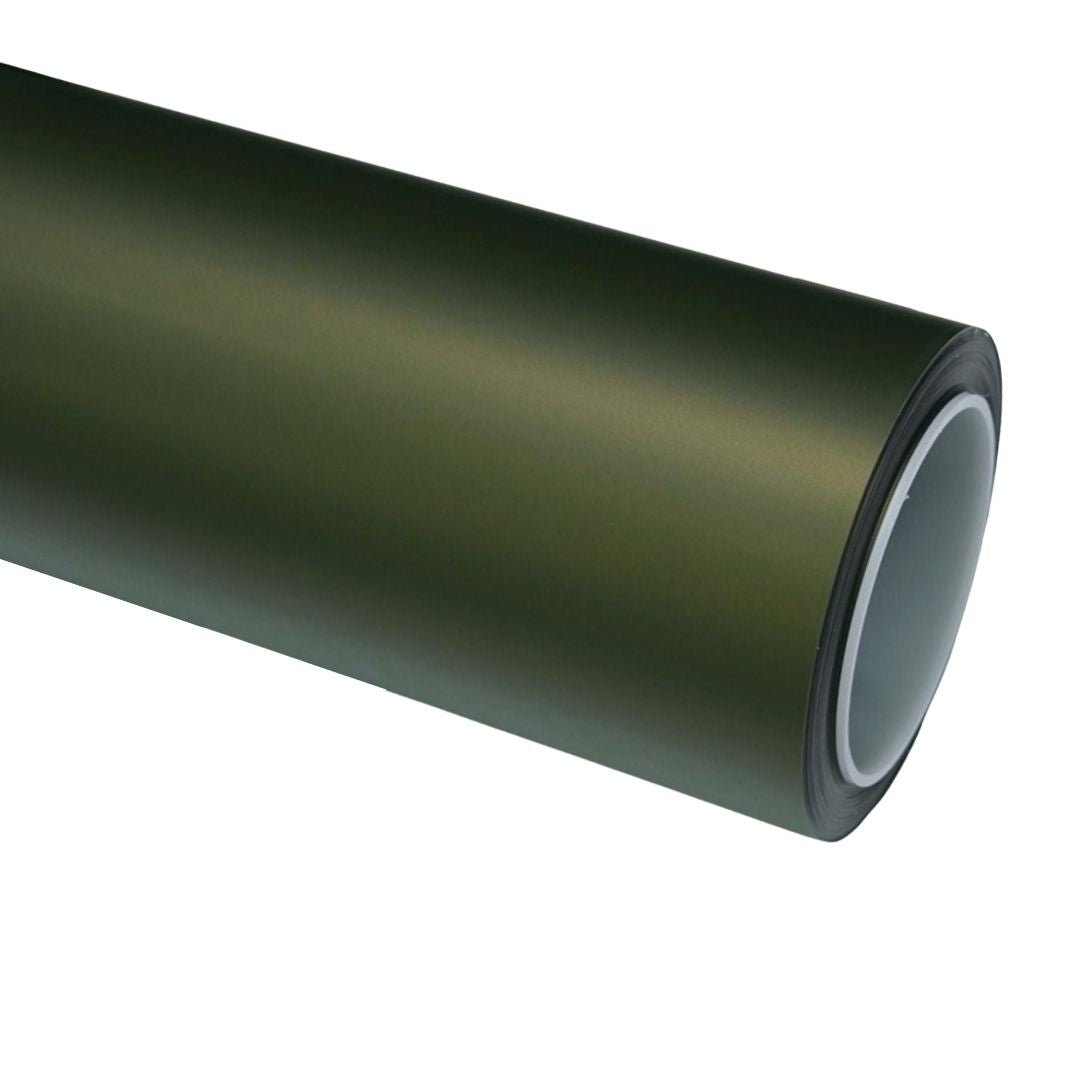 Matte Combat Green Vinyl Wrap — genuine Color Wrap Film by Nano Crystal PPF