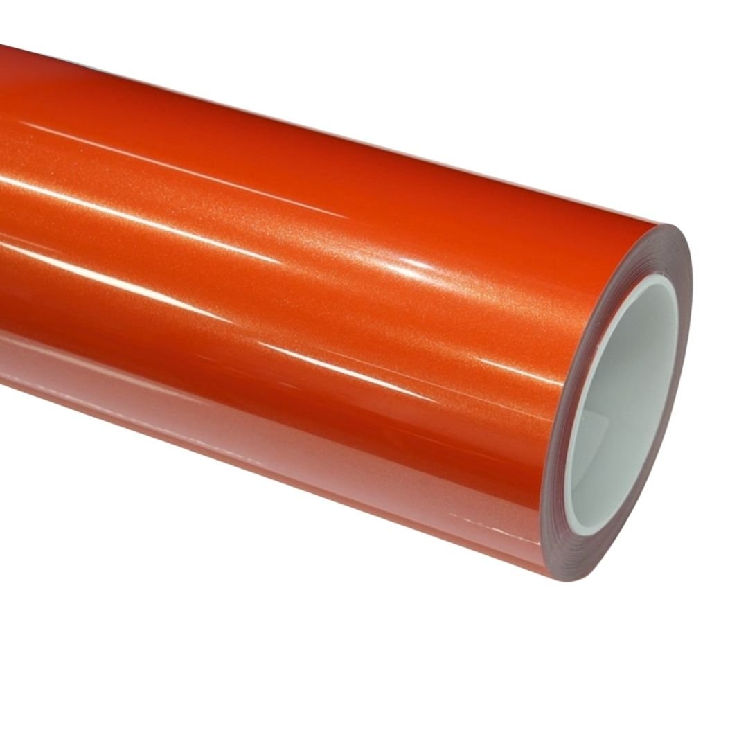 Lava Orange Vinyl Wrap — genuine Color Wrap Film by Nano Crystal PPF