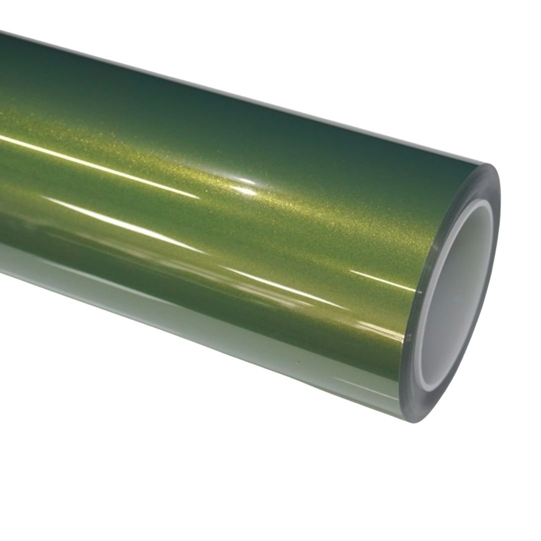 Rainbow Emerald Vinyl Wrap — genuine Color Wrap Film by Nano Crystal PPF